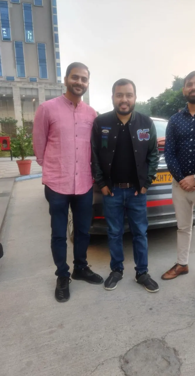 Abhishek Jain with Alakh Pandey