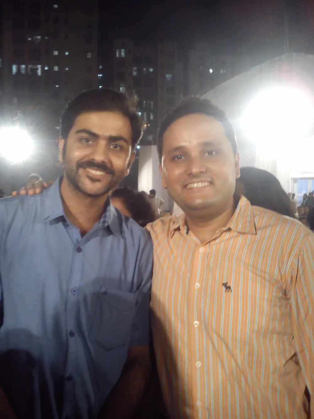 Abhishek Jain with Amish Tripathi
