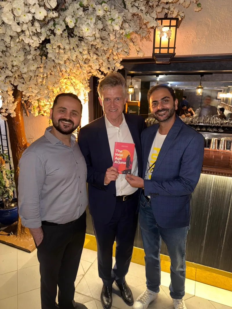 Abhishek Jain with Rod Phillips