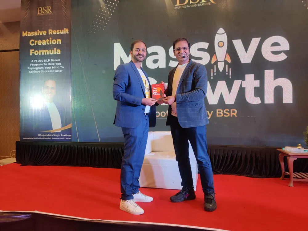 Abhishek Jain with Bhupendra Singh Raathore